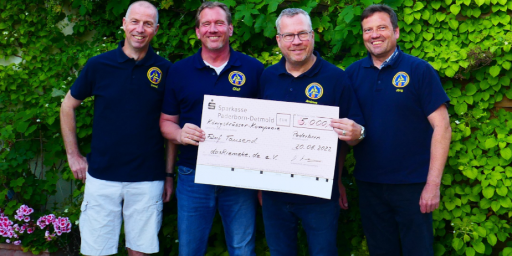 Scheck für das Riemeke